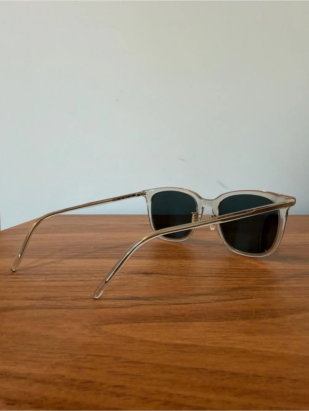 YSL AUTHENTIC clear frame sunglasses